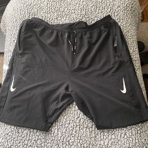 Large Black Nike Racing Dri-Fit ADV Long Pants